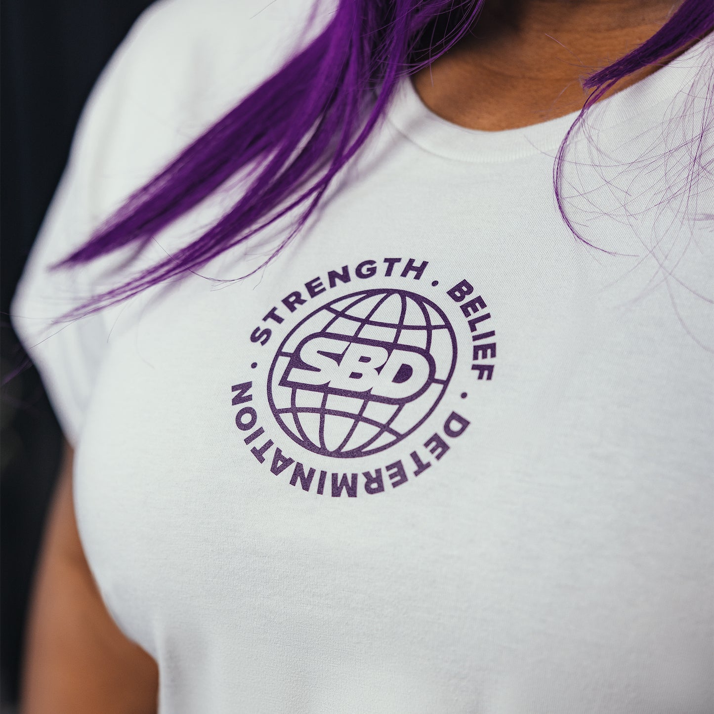 SBD Crop-Top T-Shirt - Off White (Aspire Range 2025)