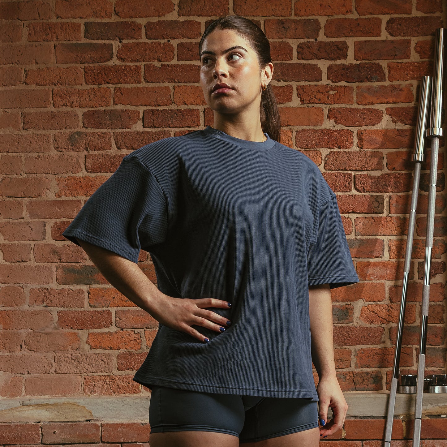 SBD Waffle-Knit Oversized T-Shirt (Serenity Range 2026)