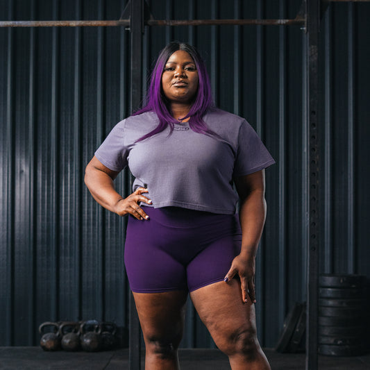 SBD Crop-Top T-Shirt - Lavender (Aspire Range 2025)