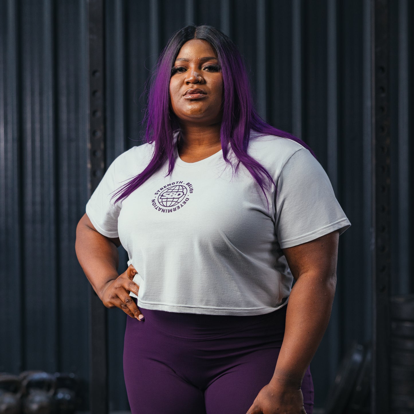 SBD Crop-Top T-Shirt - Off White (Aspire Range 2025)