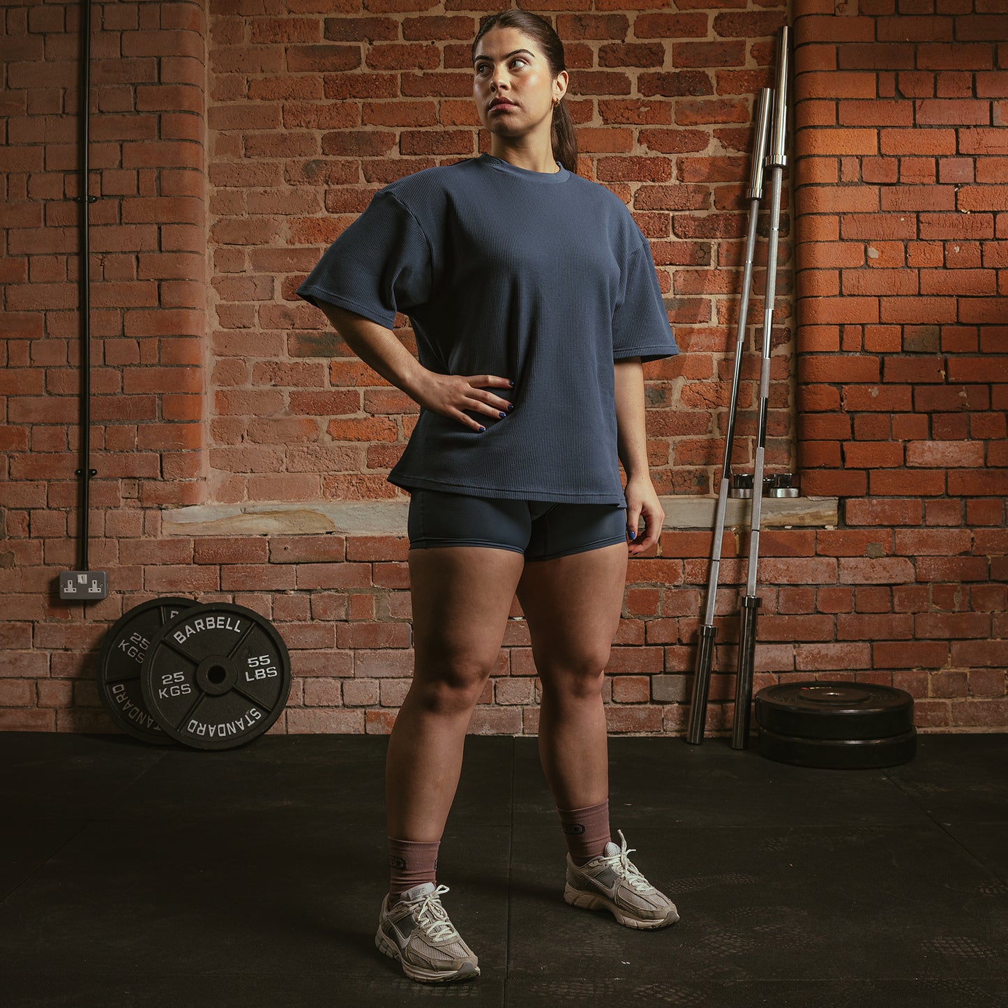 SBD Waffle-Knit Oversized T-Shirt (Serenity Range 2026)