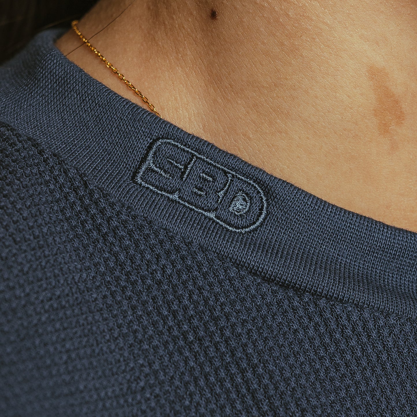 SBD Waffle-Knit Oversized T-Shirt (Serenity Range 2026)