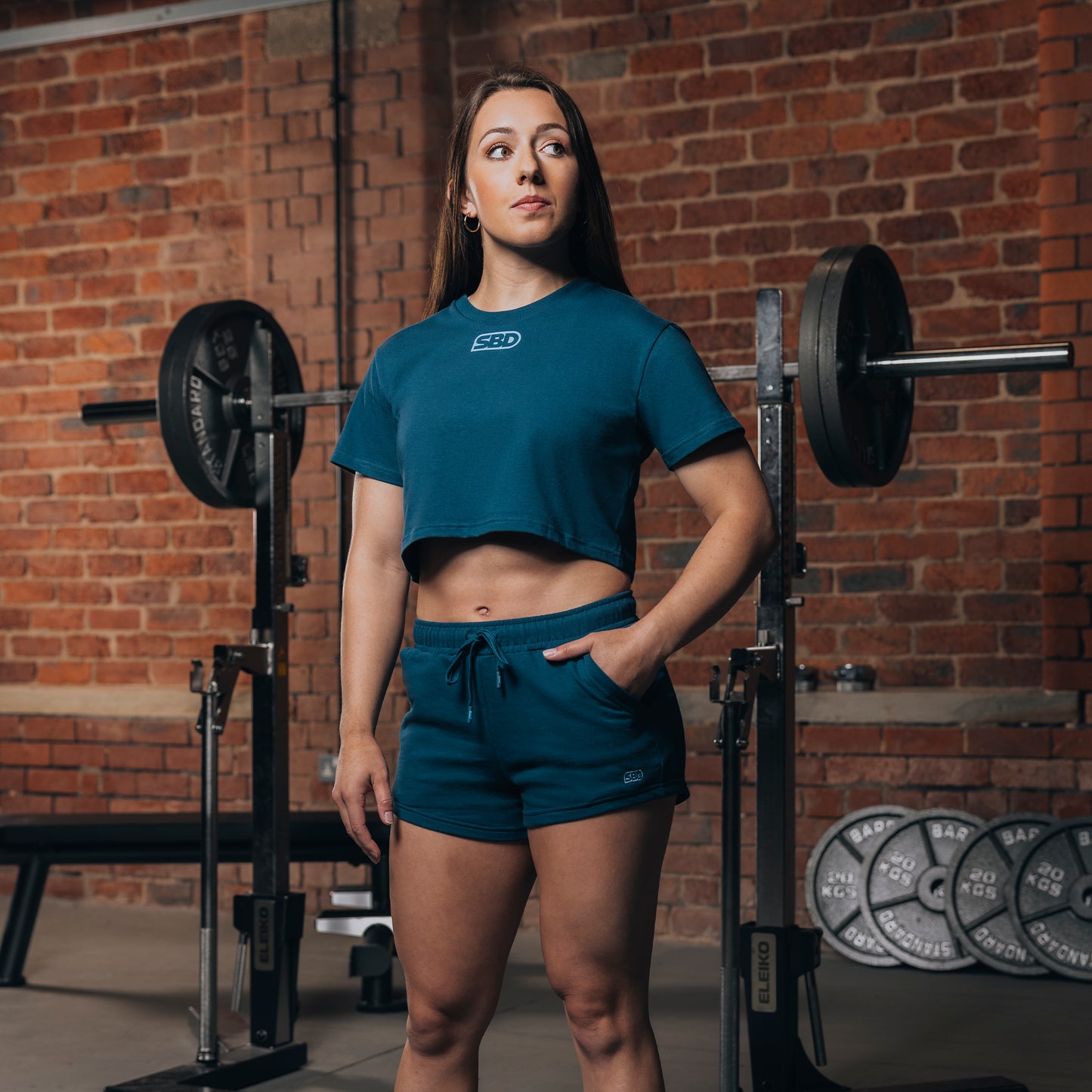 SBD Crop-Top T-Shirt - Teal (Reflect Range 2024)